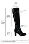 Caprice Siyah Renk Platformlu Streç Çizme-Boots-Mio Gusto-02276BLS