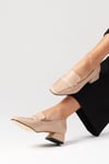Cecille Ten Rengi Kısa Topuklu Ayakkabı-Low Heels-Mio Gusto-01516NUC
