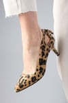 Drop Leopard 5 cm-Kısa Topuklu-Mio Gusto-09037LEO