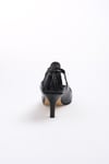 Drop Chernyy 5 cm-Kısa Topuklu-Mio Gusto-09037BLC