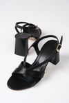 Eloise Siyah Renk Topuklu Sandalet-SANDALET-Mio Gusto-01473BLC