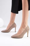 Elora Hakiki Deri Stiletto-Yüksek Topuklu-Mio Gusto-02157NUC