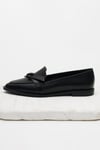 Ezra Siyah Fiyonklu Loafer Ayakkabı-Casual-Mio Gusto-01389BLC