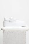 Irma Beyaz Çapraz Cırtlı Sneaker-SPOR-Mio Gusto-05011WHC