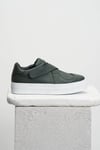 Irma Haki Yeşil Çapraz Cırtlı Sneaker-SPOR-Mio Gusto-05011GNC