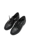 Kahverengi Rugan Kalın Tabanlı Loafer 4,5 cm | Mio Gusto