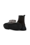 Kahverengi Süet Toka Detaylı Loafer Bot | Mio Gusto