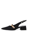 Laura Siyah Renk Kısa Topuklu Ayakkabı-Low Heels-Mio Gusto-01446BLK