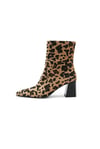 Leopar Desenli Sivri Burun Bilekte Bot 6,5 cm | Mio Gusto
