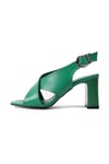 Mia Yeşil Renk Topuklu Sandalet-SANDALET-Mio Gusto-01474GNC