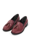 Mio Gusto Bordo Renk Oxford Ayakkabı 