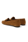 Mio Gusto Capri Hakiki Süet Taba Renk Kadın Loafer