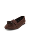 Mio Gusto Hazel Kahverengi Püsküllü Kadın Loafer