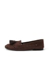 Mio Gusto Hazel Kahverengi Püsküllü Kadın Loafer