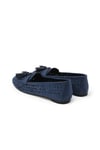 Mio Gusto Hazel Lacivert Renk Püsküllü Kadın Loafer