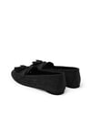 Mio Gusto Capri Hakiki Süet Lacivert Renk Kadın Loafer