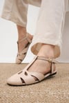 Mio Gusto Lotus Ten Rengi Lazer Kesimli KaDIN Sandalet