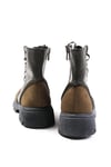Samantha Yeşil Renk Postal Bot-Thick Heels-Mio Gusto-01497GNZ