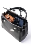 Siyah Renk Küçük Boy El ve Omuz Çantası-Bags-Mio Gusto-C0067BLC