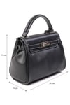 Siyah Renk Küçük Boy El ve Omuz Çantası-Bags-Mio Gusto-C0067BLC