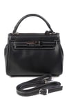 Siyah Renk Küçük Boy El ve Omuz Çantası-Bags-Mio Gusto-C0067BLC