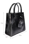 Siyah Renk Orta Boy El ve Omuz Çantası-Bags-Mio Gusto-C0068BLV