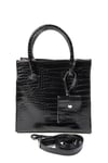 Siyah Renk Orta Boy El ve Omuz Çantası-Bags-Mio Gusto-C0068BLV