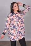 Batik Desen Pudra Tunik Gömlek