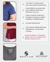 Büyük Beden Kadın V Yakalı Yırtmaçlı Basic Kahverengi Bluz (T-Shirt)