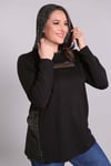 Ekose Kapşonlu Yeşil Sweat