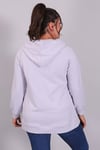 Kapüşonlu Cepli Mavi Sweat