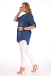 Lacivert Kot Tunik