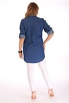 Lacivert Kot Tunik