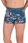 BoxerBerrak 4480 Erkek Lycralı Desenli Boxer