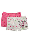 İç GiyimGümüş 3069 2'li Paket Likralı Kız Çocuk Boxer