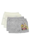 İç GiyimGümüş 3069 4'lü Paket Elastan Kız Çocuk Boxer