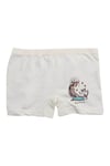 İç GiyimGümüş 3069 6'lı Paket Elastan Kız Çocuk Boxer