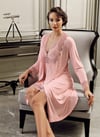 Pijama Takım & Gecelik SabahlıkPerin 190 Dantelli 6'lı Çeyizlik Sabahlık Gecelik Pijama Takımı Set