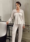 Pijama Takım & Gecelik SabahlıkPerin 190 Dantelli 6'lı Çeyizlik Sabahlık Gecelik Pijama Takımı Set