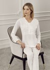 Pijama & GecelikPerin 317 3'lü Set Sabahlıklı Lohusa Pijama Takımı