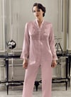 Pijama Takım & Gecelik SabahlıkPerin 9300 Çeyizlik Dantelli Saten 6'lı Kısa Sabahlıklı Gecelik Şortlu Pijama Takımı Seti