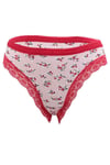 Külot, String, Tanga12'li Paket Tutku Nil 0528 Dantelli Desenli Bayan Elastan Bikini Külot