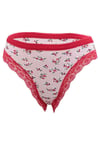 Külot, String, Tanga6'lı Paket Tutku 0528 Nil Desenli Dantelli Elastan Bayan Bikini Külot