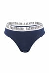 Külot, String, TangaTutku 0540 Hera 6'lı Paket Beli Lastikli Çizgili Bayan Elastan Bikini Külot