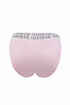 Külot, String, TangaTutku 0540 Hera 6'lı Paket Beli Lastikli Çizgili Bayan Elastan Bikini Külot