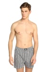 BoxerTutku 3'lü Paket Desenli %100 Pamuk Erkek Boxer