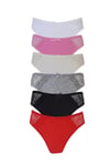 Külot, String, TangaTutku 6'lı Paket 0515 Firuze Dantelli Bayan Elastan Bikini Külot