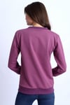 Gül Kurusu Bisiklet Yaka Kadın Sweatshirt