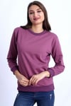 Gül Kurusu Bisiklet Yaka Kadın Sweatshirt