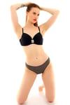 Taş Detaylı Kaplı Bikini Takım